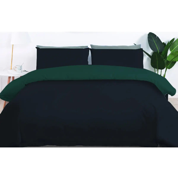 Фото - Комплект постільної білизни Versailles Чорний-Ізумруд (VS-BS1.5-201) Фото - Комплект постільної білизни Versailles Чорний-Ізумруд (VS-BS1.5-201)