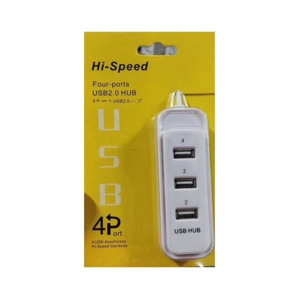 Фото - Хаб USB Atcom TD4006 4хUSB2.0 White (AT10726)
