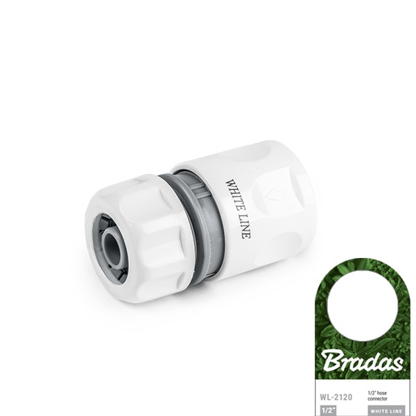 Фото - З'єднувач для шланга BRADAS Standard 1/2" White Line 2 шт. (WL-2120)