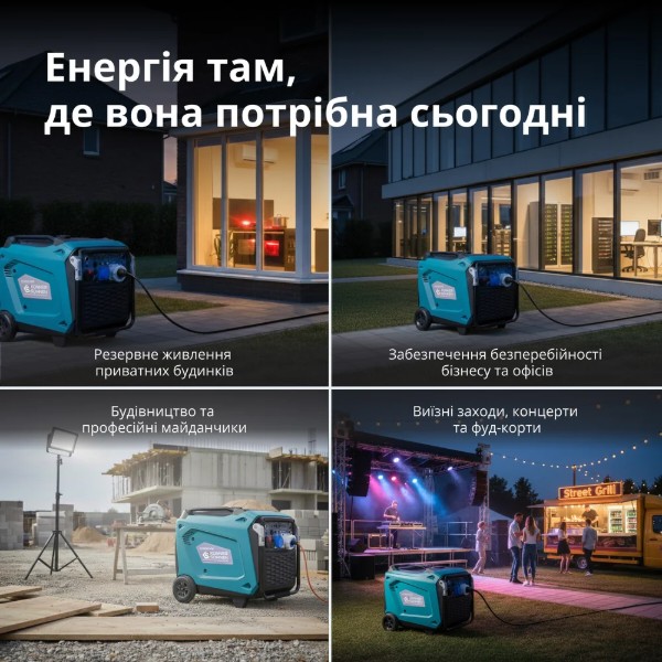 Фото - Генератор бензиновий Konner&Sohnen KS 9500iE S ATSR