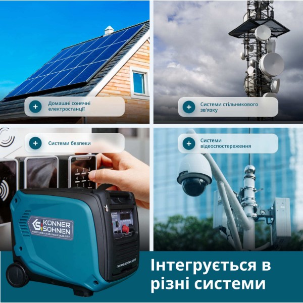 Фото - Генератор бензиновый Konner&Sohnen KS48VS-DC