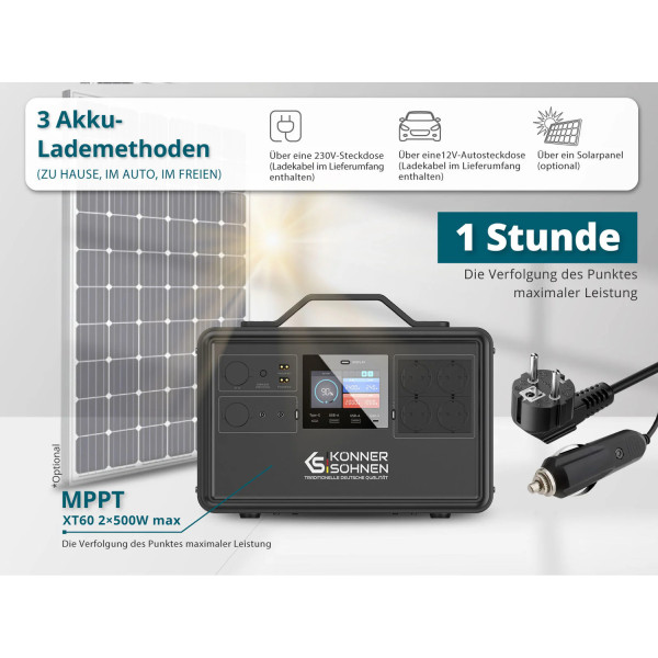 Фото - Зарядна станція універсальна Konner&Sohnen KS2400PS