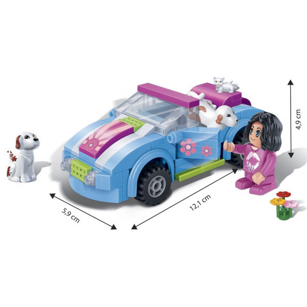 Фото - Пластиковый конструктор Banbao "Модный город" (118 Эл.) Автомобиль (6119)