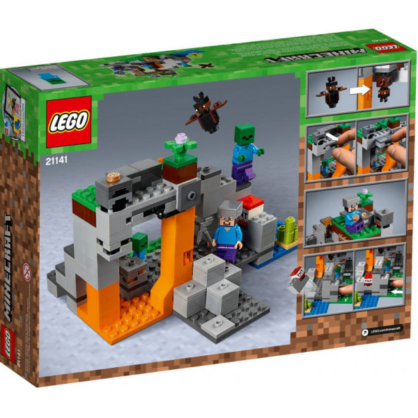 Фото - Конструктор LEGO Minecraft Печера зомбі (21141)