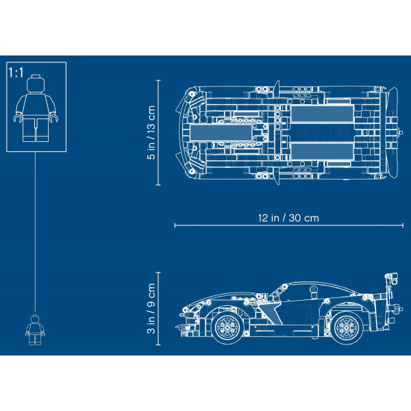 Фото - Конструктор LEGO Technic Chevrolet Corvette ZR1 (42093)