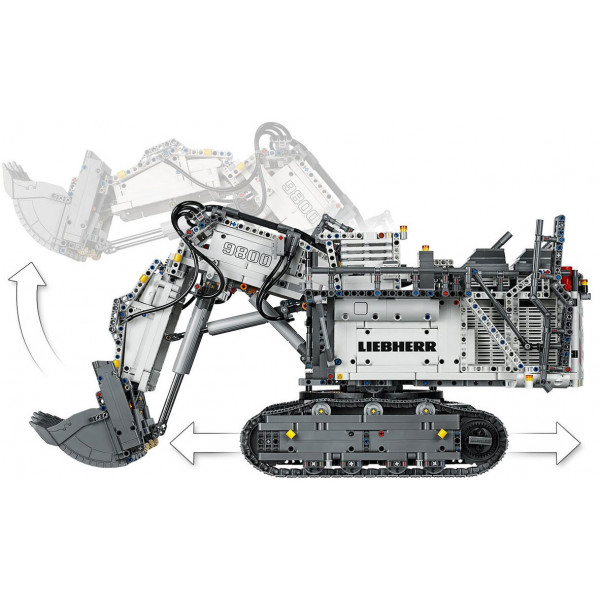 Фото - Конструктор LEGO Technic Ескаватор Liebherr R 9800 (42100)