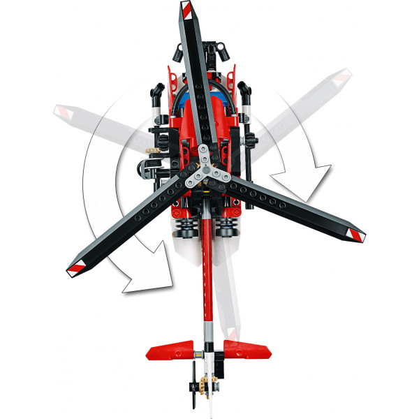 Фото - Конструктор LEGO Technic Technic Рятувальний вертоліт (42 092)