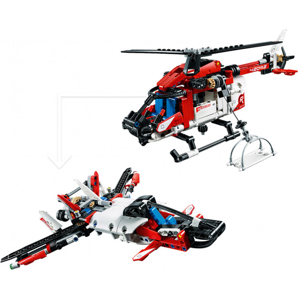 Фото - Конструктор LEGO Technic Technic Рятувальний вертоліт (42 092)