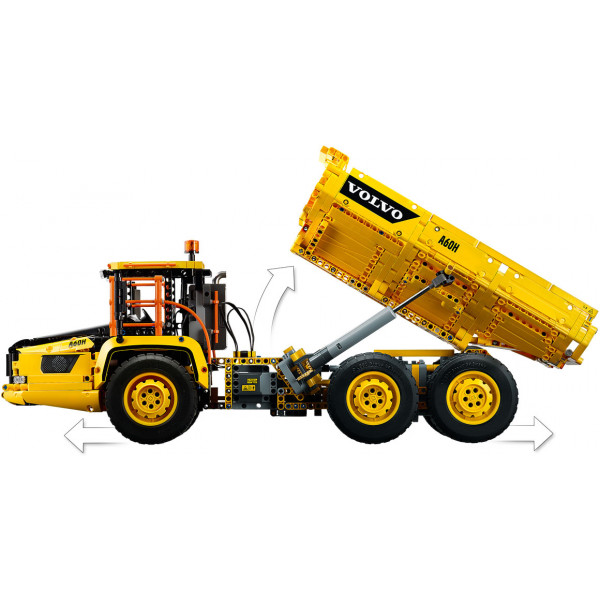 Фото - Конструктор LEGO Technik Шарнирный самосвал Volvo A25F 6х6 (42114)