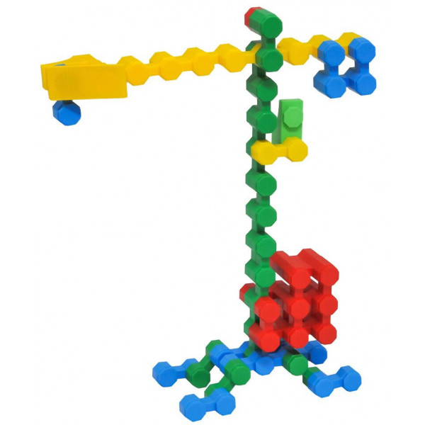 Фото - Пластиковий конструктор для малюків Tigres "Octagon" 58 ел. в пакеті (39777)