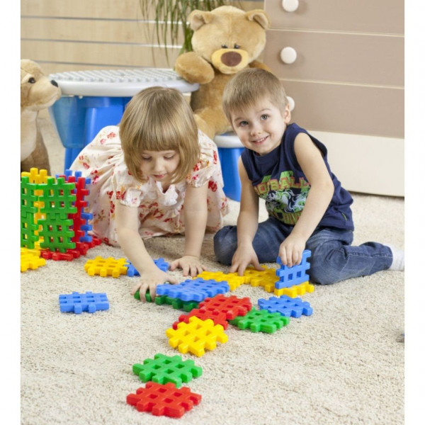 Фото - Пластиковий конструктор для малюків Tigres "Поеднайко" 13 ел. (39196)