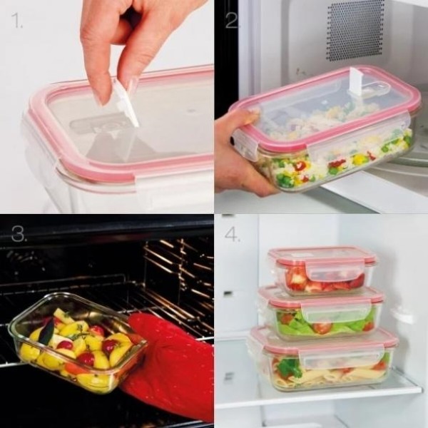 Фото - Харчовий контейнер tescoma FRESHBOX Glass 0,4 л (892170)
