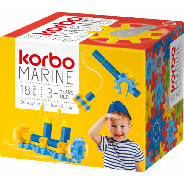 Фото - Пластиковый конструктор Korbo Basic Marine 18 деталей (65905)