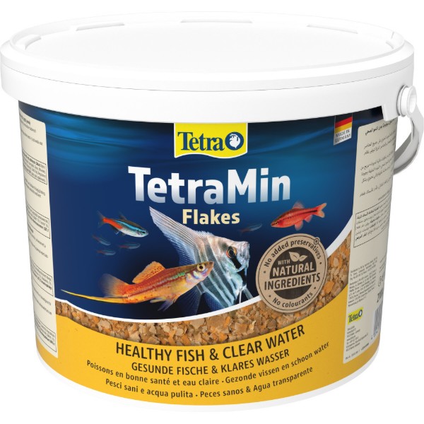 Фото - Корм для рыб Tetra Min Flakes для тропических аквариумных в хлопьях 2,1 кг (4004218769939)