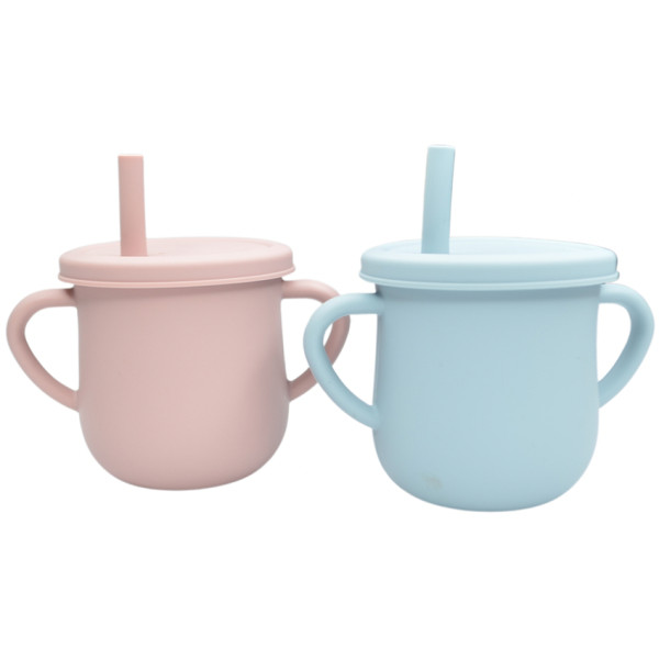 Фото - Поїльник-непроливайка дитячий Lindo 150 мл Pink (LI 738-1)