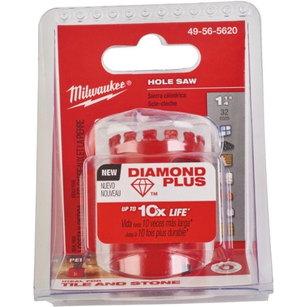 Фото - Коронка по керамограніту Milwaukee Diamond Plus 32 мм (49565620)