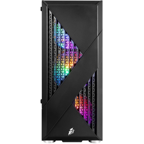 Фото - Корпус 1stPlayer F3-A-BK-4F1 Black без БП