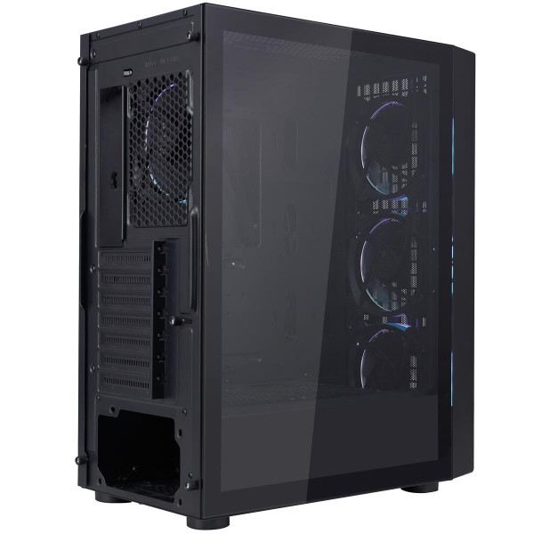 Фото - Корпус 1stPlayer Go6-BK-4FS7 Black без БЖ