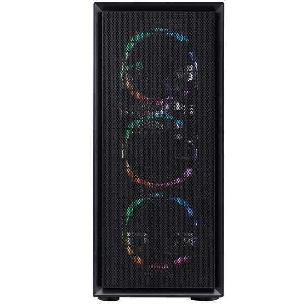 Фото - Корпус 1stPlayer Go6-BK-4FS7 Black без БЖ