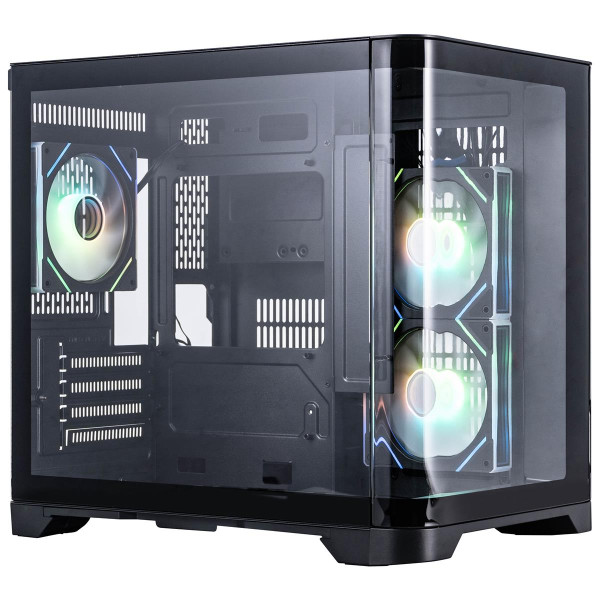 Фото - Корпус 1stPlayer UV5-BK-2FC7R-1FC7 Black без БЖ