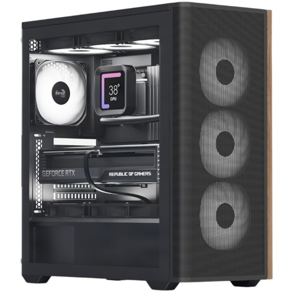 Фото - Корпус AEROCOOL D501A-G-BK-v2 (ACCM-DS01043.11) Black без БП