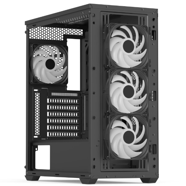 Фото - Корпус AEROCOOL D502A-G-BK-v1 (ACCM-DS02043.11) Black без БП