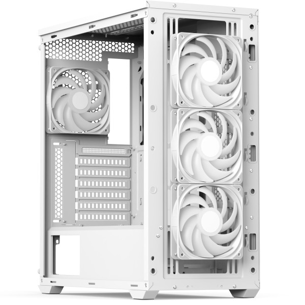 Фото - Корпус AEROCOOL D502A-G-WT-v1 (ACCM-DS02043.21) White без БП