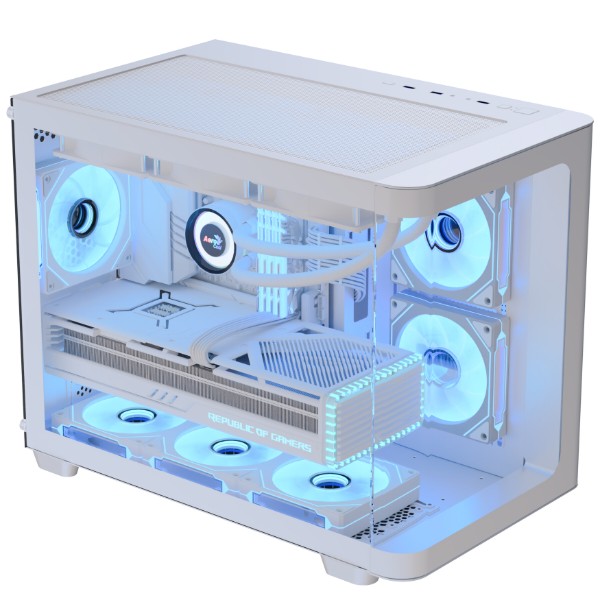 Фото - Корпус AEROCOOL P300C-G-WT-v1 (ACCS-PN02033.21) White без БП