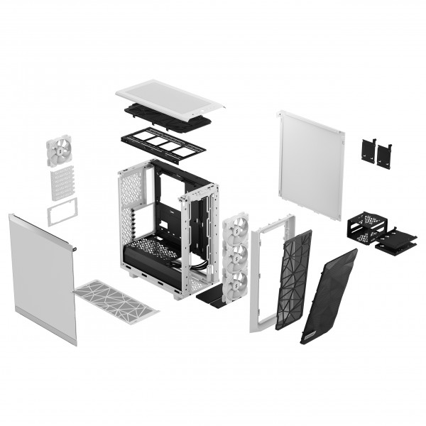 Фото - Корпус Fractal design Meshify 2 Compact RGB White TG (FD-C-MES2C-08) без БЖ