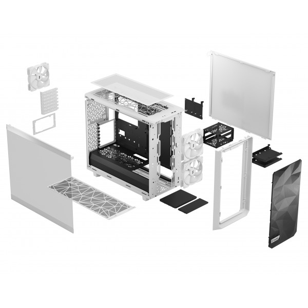 Фото - Корпус Fractal design Meshify 2 Lite White TG Clear (FD-C-MEL2A-04)