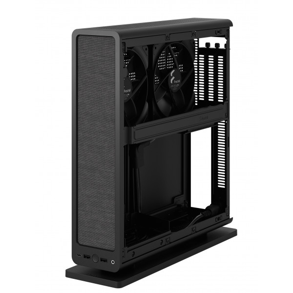 Фото - Корпус Fractal design Ridge Black mITX PCIe 4.0 (FD-C-RID1N-11)