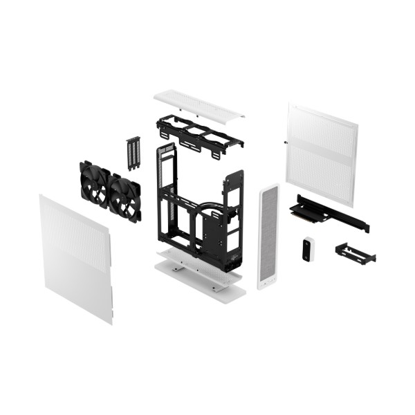Фото - Корпус Fractal design Ridge White mITX PCIe 4.0 (FD-C-RID1N-12) без БП