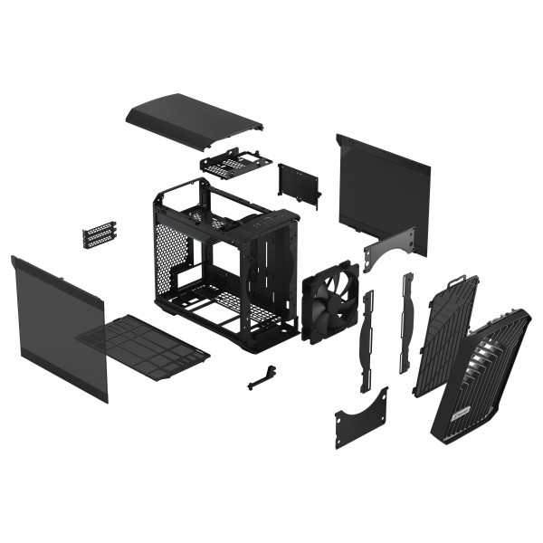 Фото - Корпус Fractal design Torrent Nano Black TG Dark tin (FD-C-TOR1N-01) без БЖ