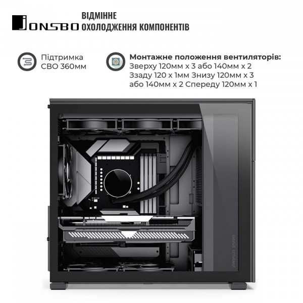 Фото - Корпус Jonsbo D41 MESH SC Black