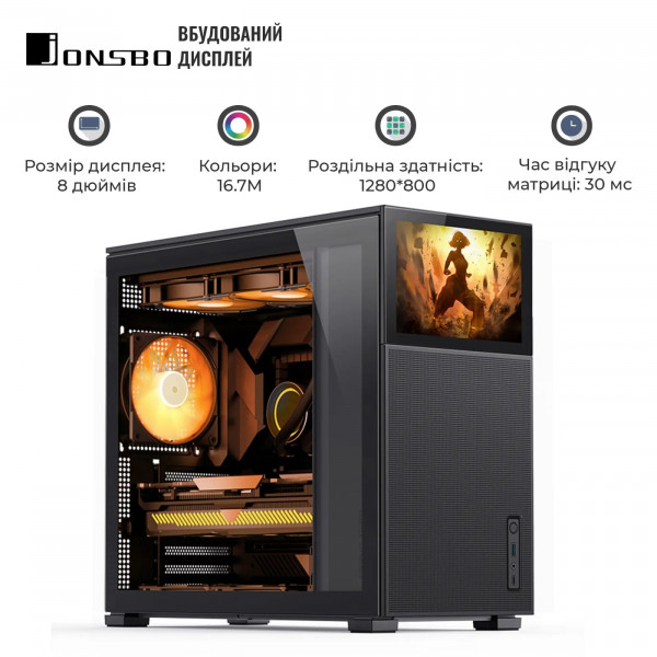 Фото - Корпус Jonsbo D41 MESH SC Black