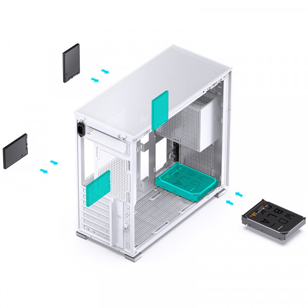 Фото - Корпус Jonsbo D41 MESH White