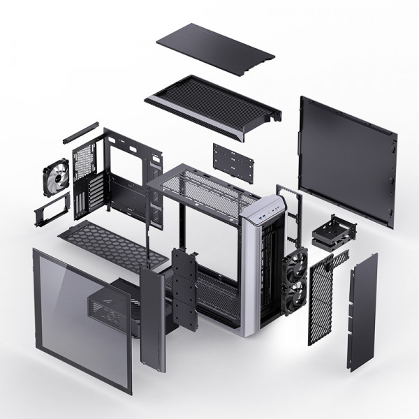 Фото - Корпус Jonsbo D500 Silver