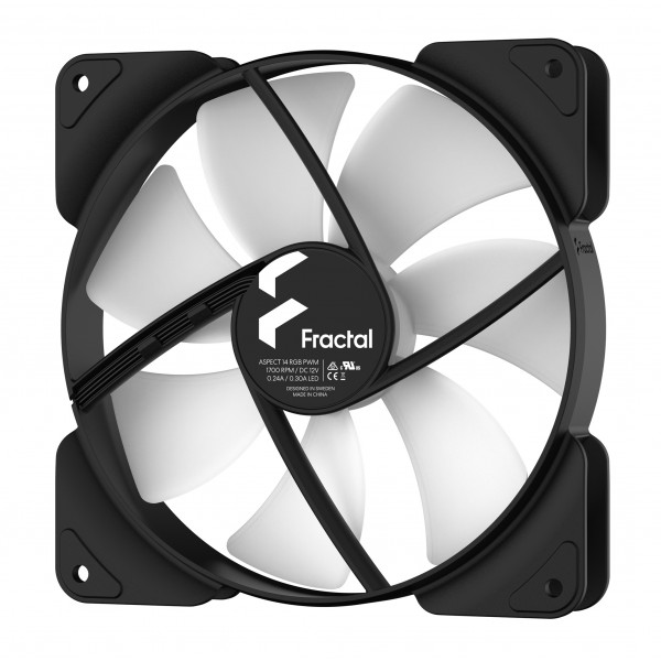 Фото - Корпусний вентилятор Fractal design Aspect 14 RGB PWM Black (FD-F-AS1-1405)