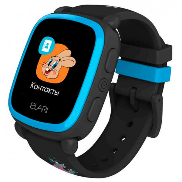 Фото - Детские часы Elari KidPhone NyPogodi Black с GPS-трекером (KP-NP-BP) Фото - Детские часы Elari KidPhone NyPogodi Black с GPS-трекером (KP-NP-BP)