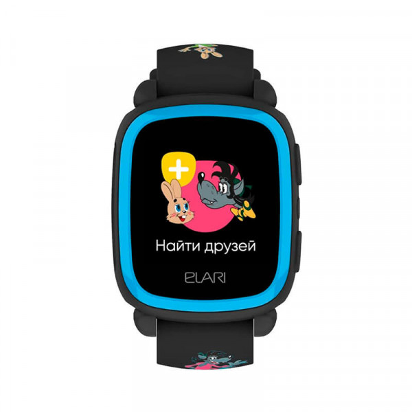 Фото - Детские часы Elari KidPhone NyPogodi Black с GPS-трекером (KP-NP-BP)