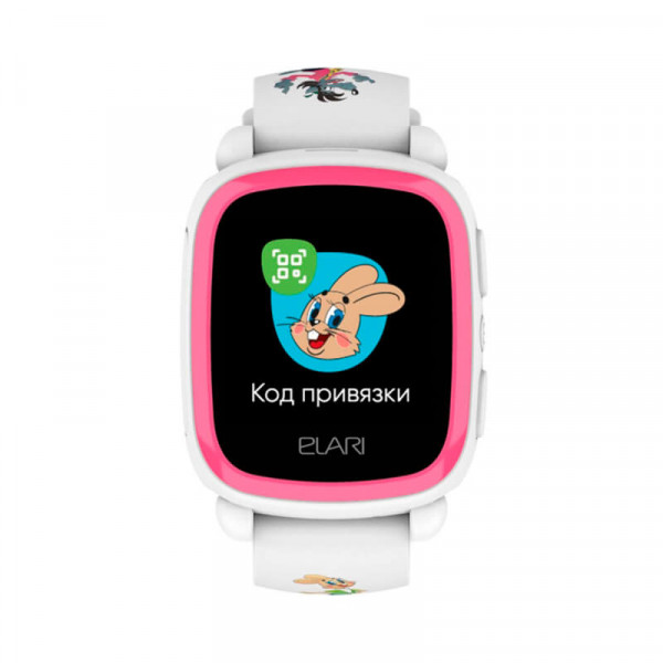 Фото - Детские часы Elari KidPhone NyPogodi White с GPS-трекером (KP-NP-WP)