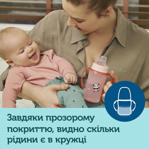 Фото - Поїльник-непроливайка дитячий Canpol babies Навчальний EasyStart Sweet Fun синій, 120 мл. (35/207_blu)