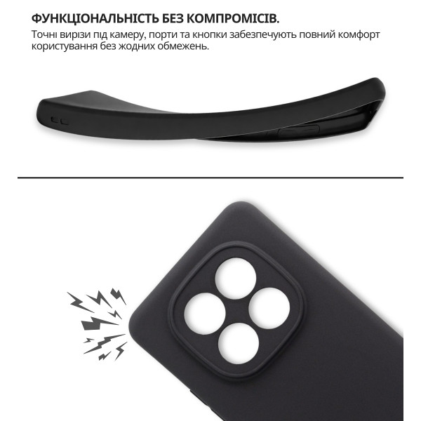 Фото - Чохол для смартфону BeCover for Xiaomi Redmi Note 15 Pro 4G Black (714972)