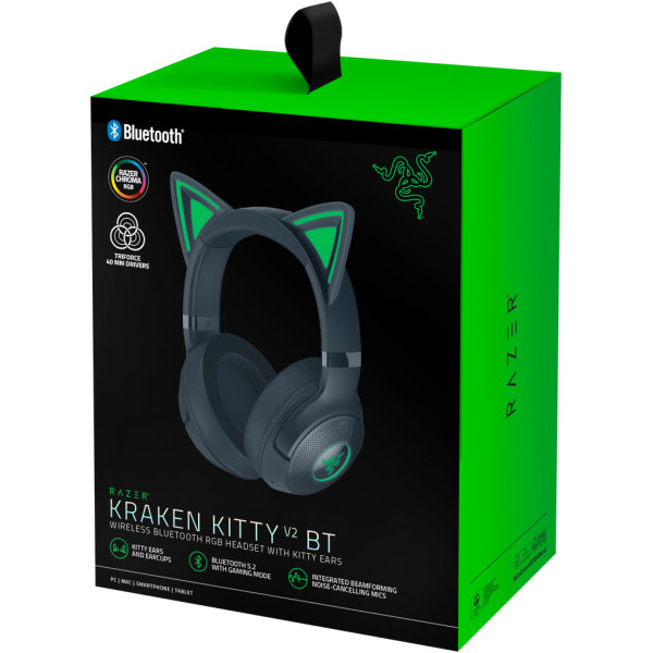 Фото - Наушники полноразмерные беспроводные Razer Kraken Kitty V2 BT Black (RZ04-04860500-R3M1)