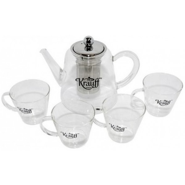 Фото - Набор чайник заварочный + чашки  Krauff 26-177-029 5 пр (1200мл