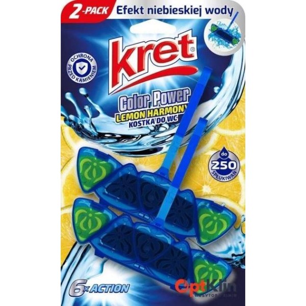 Фото - Туалетный блок Kret 2x40 Lemon Harmony (5900931029130)
