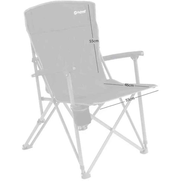 Фото - Складаний стілець Outwell Derwent Black (470444)