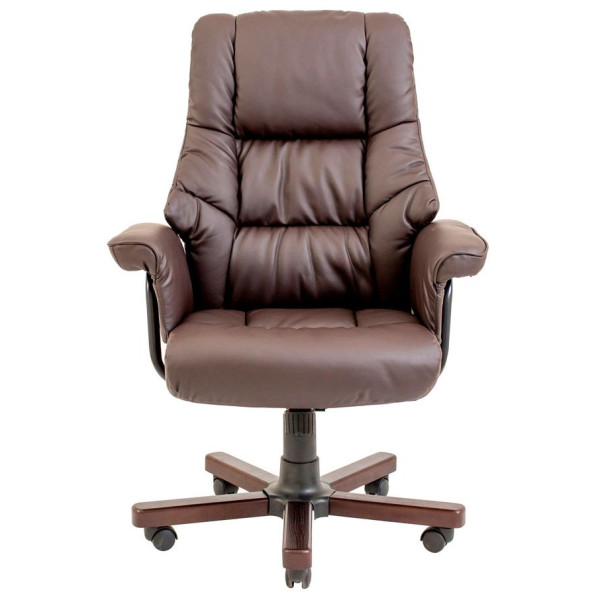 Фото - Крісло офісне Richman Конгрес Вуд M-2 Широкий (Anyfix Wide) Коричневий + Венге