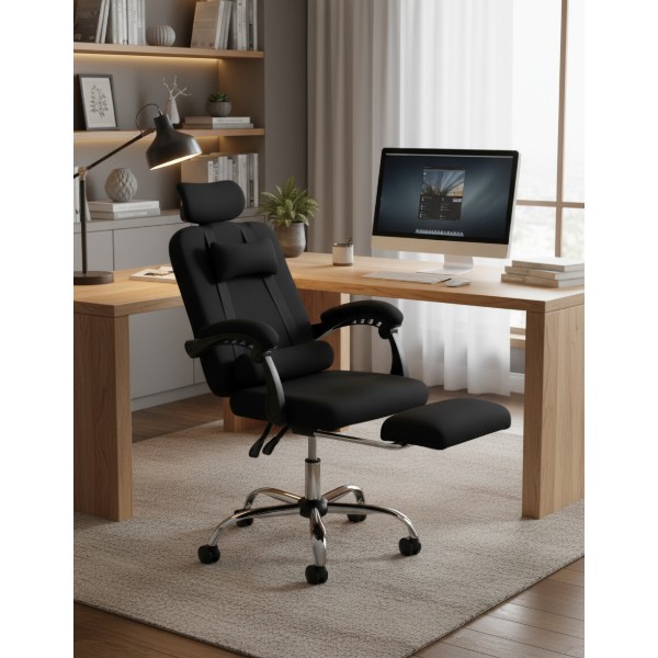 Фото - Кресло офисное GT Racer X-8003 Fabric Black