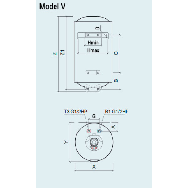 Фото - Водонагрівач Quartz Thermal Technology Start 50 V Slim